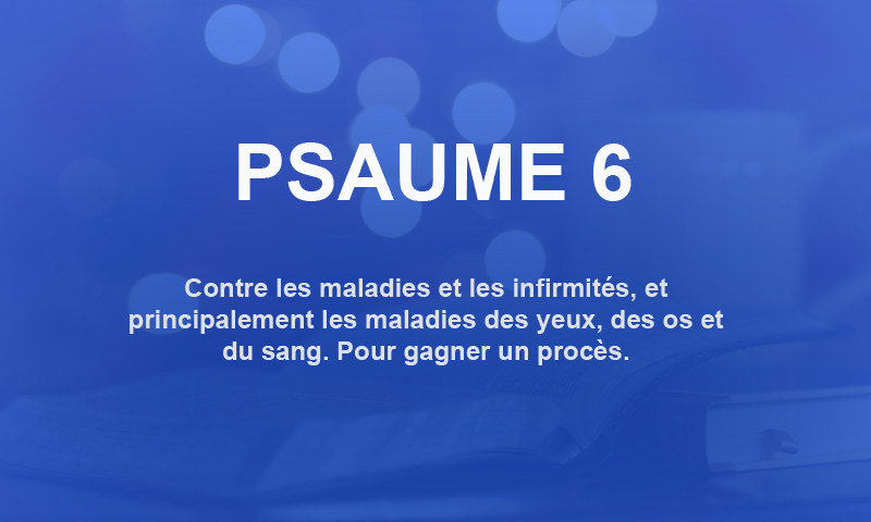 psaume 6