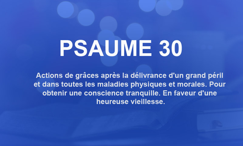 psaume 30
