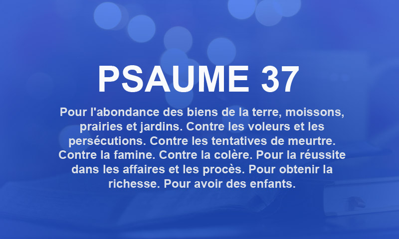 psaume 37